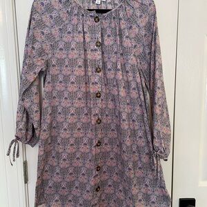 J Crew Liberty Fabric Mini Dress